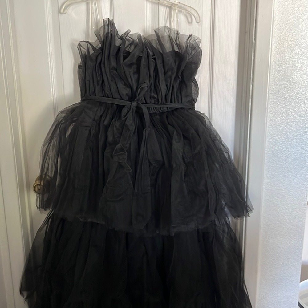 Fashion Nova tulle high low gown in a size large